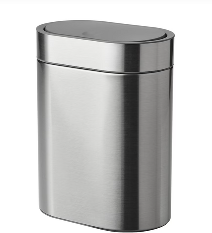 BROGRUND Touch top bin, stainless steel, 4 l