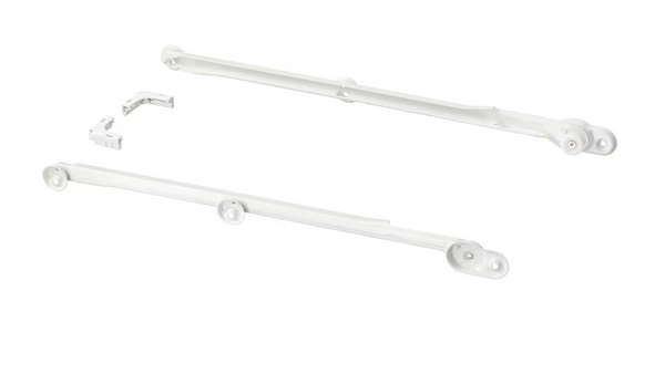 KOMPLEMENT Pull-out rail for baskets, white, 58 cm