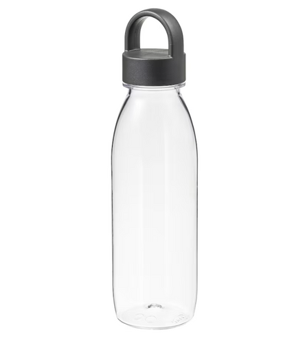 IKEA 365+ Water bottle, dark gray, 17 oz