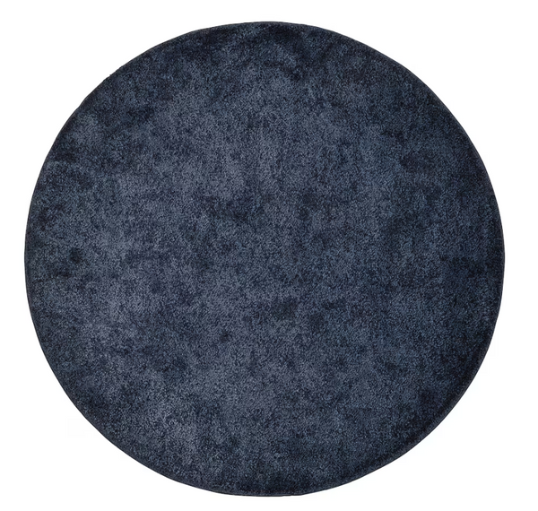 STOENSE Rug, low pile, dark blue, 130 cm