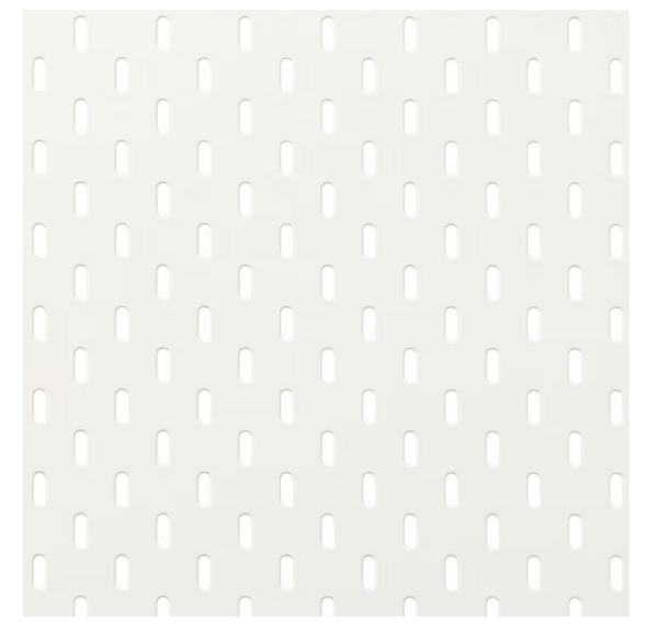 SKÅDIS Pegboard, white, 56x56 cm