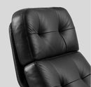 HAVBERG Swivel armchair, Grann/Bomstad black