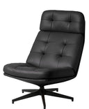 HAVBERG Swivel armchair, Grann/Bomstad black