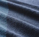 HIMLEÅN Bath towel, dark blue/mélange, 70x140 cm