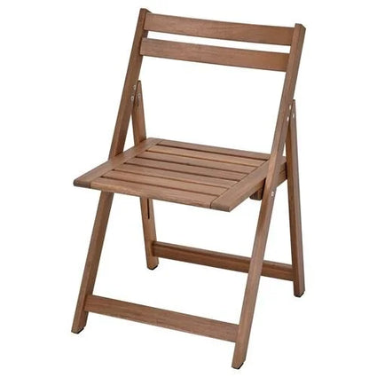 NÄMMARÖ foldable chair, light brown