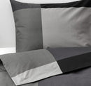 BRUNKRISSLA Duvet cover and 2 pillowcases, black, 200x200/50x60 cm