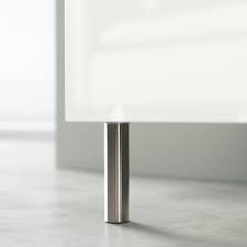 ÖSARP Leg, stainless steel color, 10 cm (3 7/8 ")