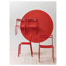 GENESÖN Chair, metal/red