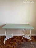 LAGKAPTEN Table Top, light green 120x60 cm