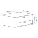 HÄSTVISKARE Mini chest of drawers, oak effect, 32x24 cm