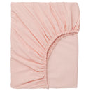DVALA Fitted sheet, light pink, 90x200 cm