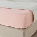 DVALA Fitted sheet, light pink, 90x200 cm