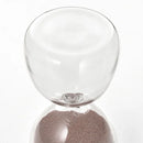EFTERTANKA Decorative hourglass, clear glass/sand, 15 cm ⌛