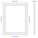 FISKBO Frame, white, 30x40 cm