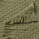 HORNMAL Throw, green-yellow, 130x170 cm