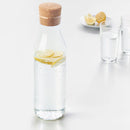 IKEA 365+ Carafe with stopper, clear glass/cork, 1 l