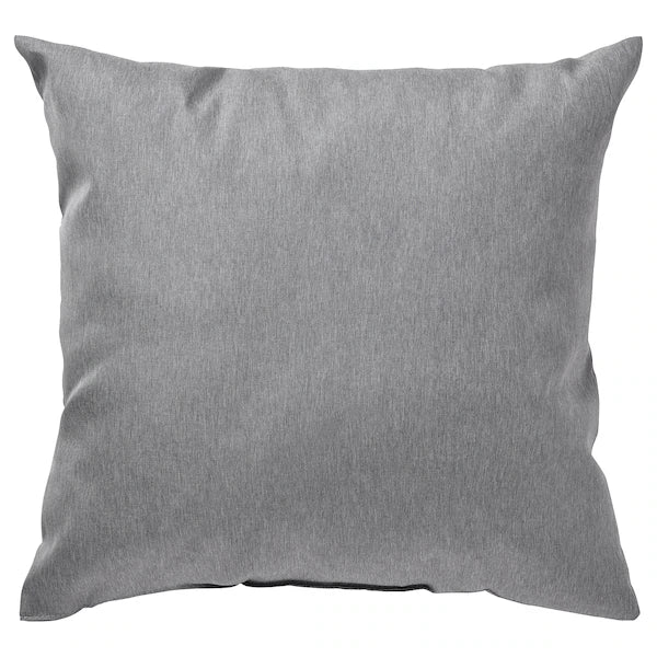 KÄRLEKSGRÄS Cushion, grey, 40x40 cm