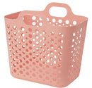 SLIBB Flexible laundry basket, pink, 6 gallon