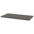 LAGKAPTEN Table top, dark grey, 120x60 cm