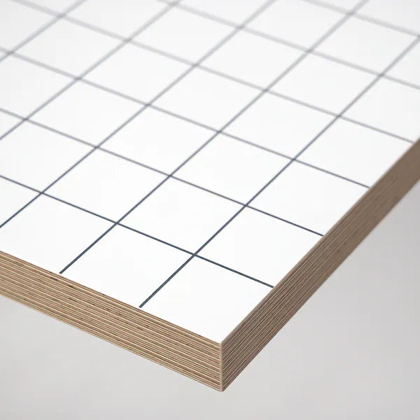 LAGKAPTEN Table top, white/anthracite 120x60 cm