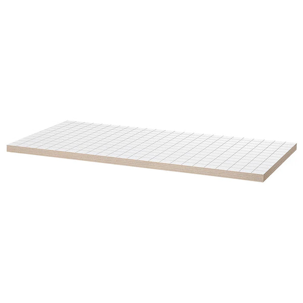 LAGKAPTEN Table top, white/anthracite 120x60 cm
