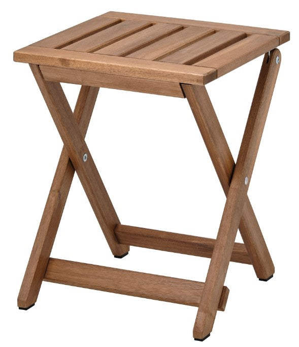 NÄMMARÖ pedestal table, light brown