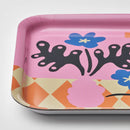 PALPFJÄRIL Tray, patterned/multicolour, 20x28 cm