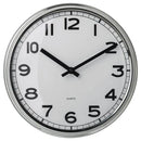 PUGG Wall clock, low-voltage/stainless steel, 32 cm