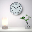 PUGG Wall clock, low-voltage/stainless steel, 32 cm