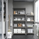 RUNMARÖ Shelving unit, dark grey indoor /outdoor, 60x30x133 cm