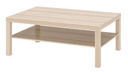 LACK Coffee table, white stained oak effect, 118x78 cm