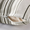 SOLMOTT Cushion cover, grey/striped, 50x50 cm
