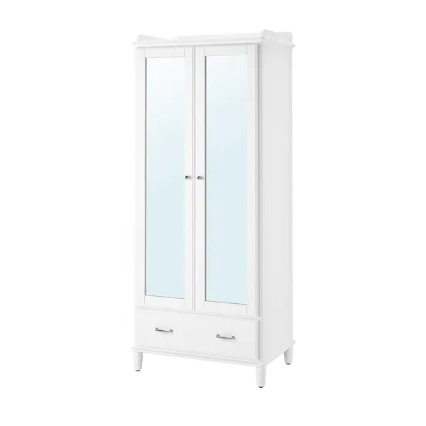 TYSSEDAL IKEA wardrobe  white/mirror glass 88x58x208
