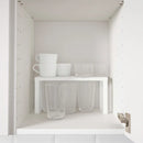 VARIERA Shelf insert, white, 32x13x16 cm