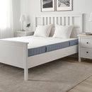 VESTMARKA Sprung mattress, extra firm/light blue, 180x200 cm