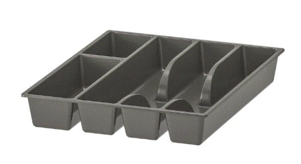 SMÄCKER Cutlery tray, grey, 31x26 cm