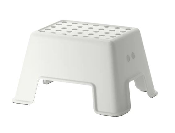 BOLMEN IKEA step stool white.