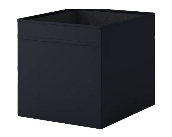DRONA IKEA storage box 33x38x33 black