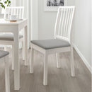 EKEDALEN IKEA chair white-light grey