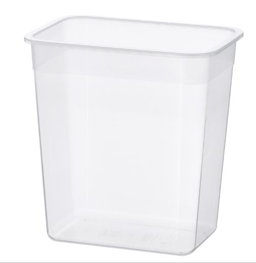 IKEA 365 container, 4.2L rectangular plastic.