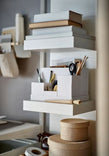 LACK IKEA wall shelf unit, white 30x190 cm