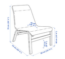 NOLMYRA Chair, birch veneer/gray