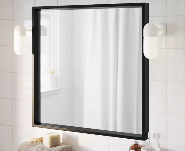 NISSEDAL IKEA Mirror black 65x65cm