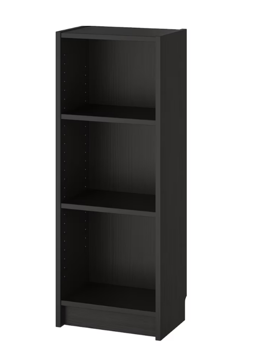 BILLY IKEA bookcase black/brown 40x28x106