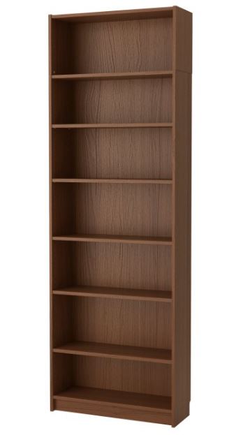BILLY bookcase 80x28x202cm brown