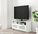 BRIMNES TV bench, 120x41x53 cm, white