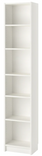 BILLY Bookcase/OXBERG white, 40x28x202 cm