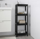 VESKEN shelf unit, 36x23x100 cm, black