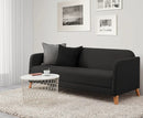 LINANÄS 3-seat sofa, Vissle dark grey