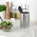 ORDNING Kitchen utensil rack, stainless steel, 18 cm